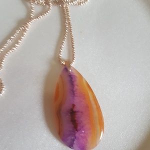 Agate necklace